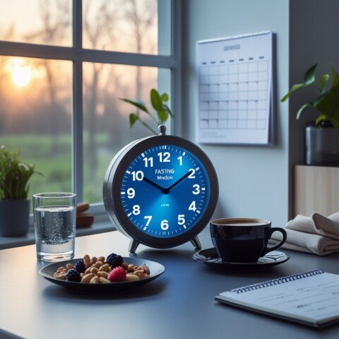 A Balanced Intermittent Fasting Scene