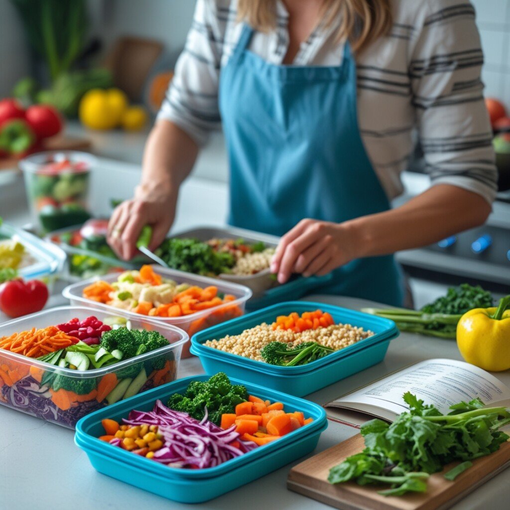 Healthy Meal Prep Scene