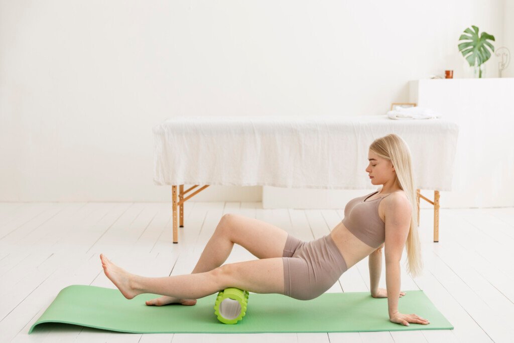 Foam Rolling Quads